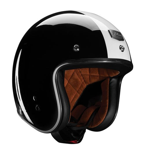 HELMET OPEN FACE THOR MX HALLMAN MCCOY BLACK WHITE LARGE