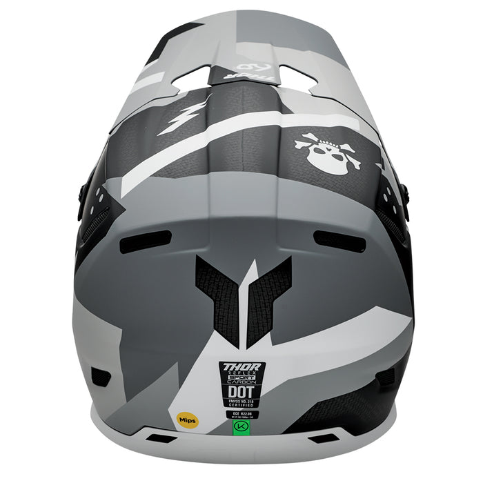 Helmet S25 Thor Mx Reflex Sport Carbon Brave Grey/White Small