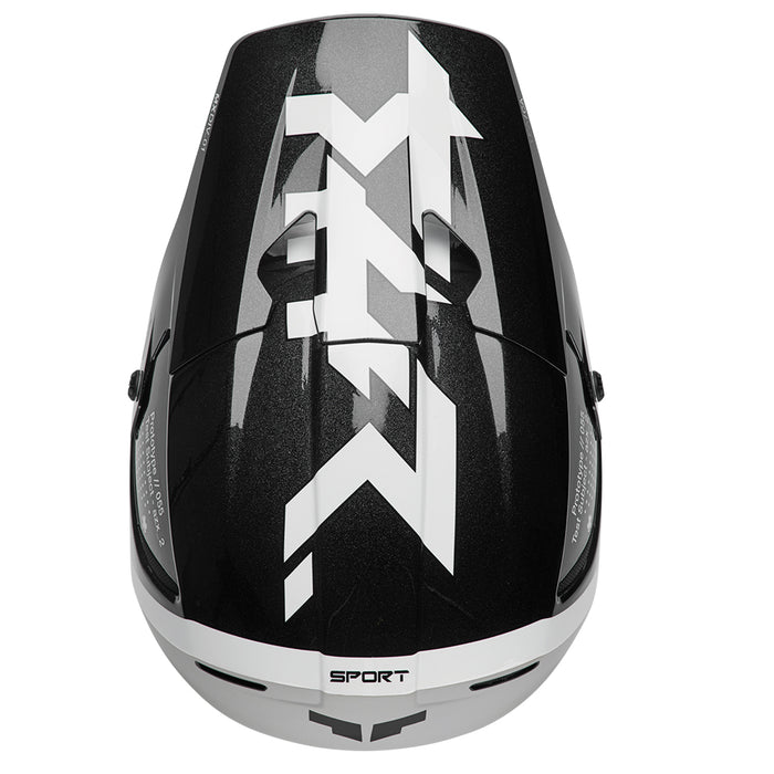 Helmet S25 Thor Mx Reflex Sport Composite Riot Black/White Large