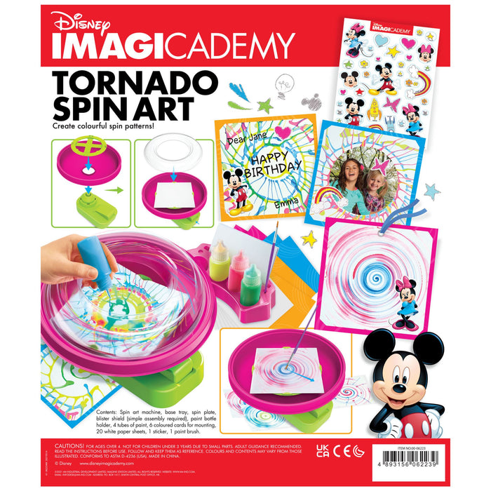 Disney Imagicademy Tornado Spin Art