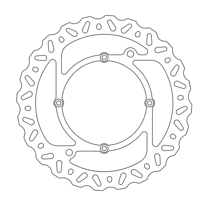 BRAKE ROTOR FRONT MOTO MASTER HUSQVARNA CR125 WR125 WR250 00-13 CR250 00-05 TC250 TE250 03-13 TC449