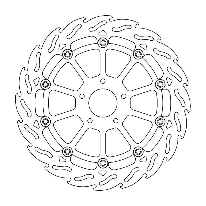 *BRAKE DISC FRONT MOTO MASTER FLAME HUQVARNA KTM