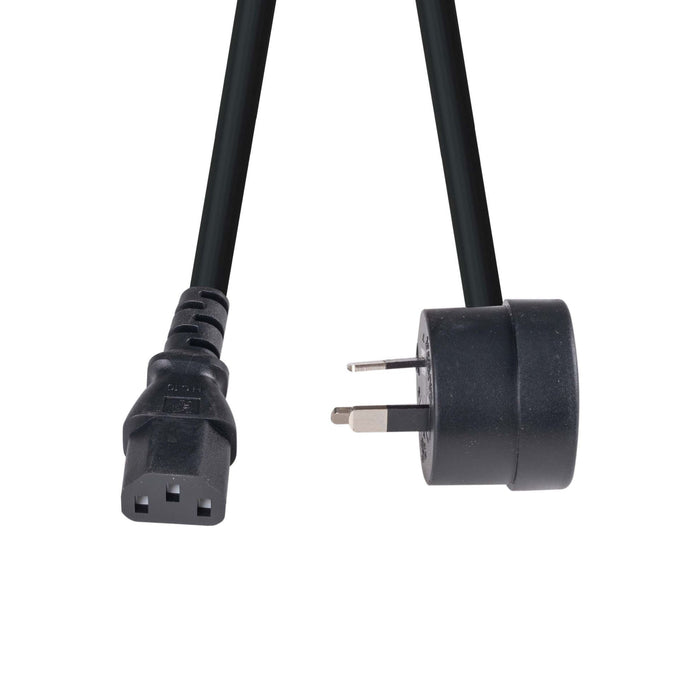 1.2M 3-Pin Ended Plug IEC C13 Female Connector 10A SAA Approved Power Cord 1.0mm