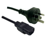 DYNAMIX 1.8M 3-Pin Plug to IEC C13 Female Plug 10A, SAA Approved Power Cord. 1.0