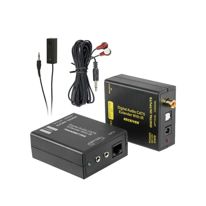ARCO Digital Audio Extender with IR Over Single Cat5e/6. Up to 200m Range.