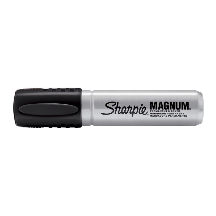 SHARPIE Magnum Permanent Marker with Durable Chisel Tip. 12-Pack Extra-wide Chis