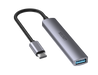 UNITEK 4-in-1 USB Multi-port Ultra Slim Hub with USB-C Connector. Includes 1x US