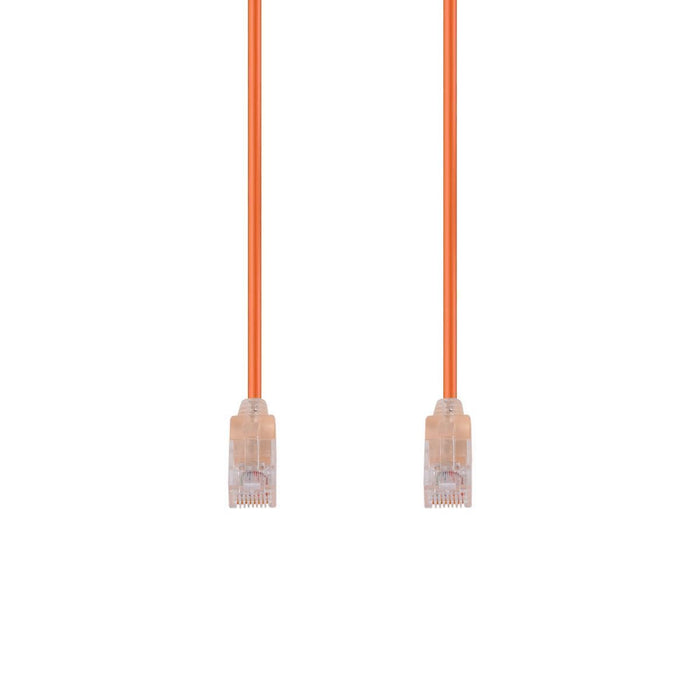 DYNAMIX 2.5m Cat6A 10G Orange Ultra-Slim Component Level UTP Patch Lead (30AWG)