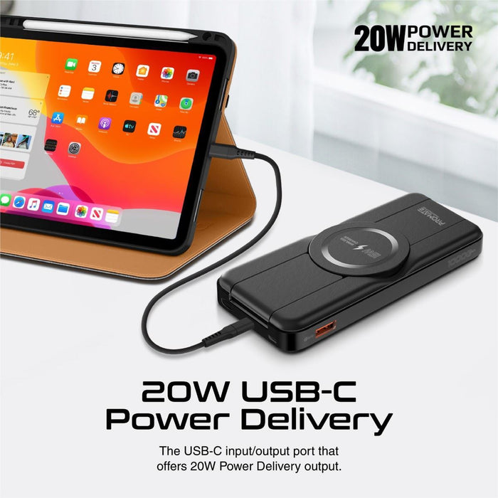 PROMATE 5-in-1 Foldable Charging Station. Includes 15W Magsafe Compatible Wirele