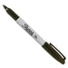 SHARPIE Fine Point Permanent Black Colour Marker. 12-Pack. Permanent on most Sur