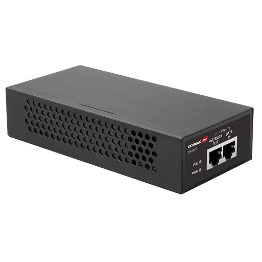 EDIMAX IEEE 802.3at 2.5 Gigabit PoE+ Injector 30W. Provides Power & Data up to 1