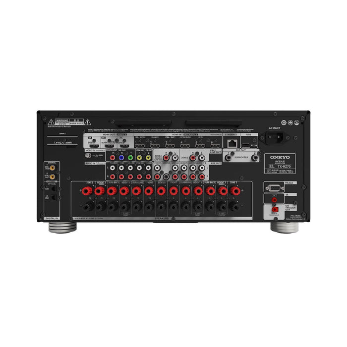 ONKYO 11.2 CH Home Theatre Receiver 3 Zones, 2 Zone HDMI. Main HDMI 8K.