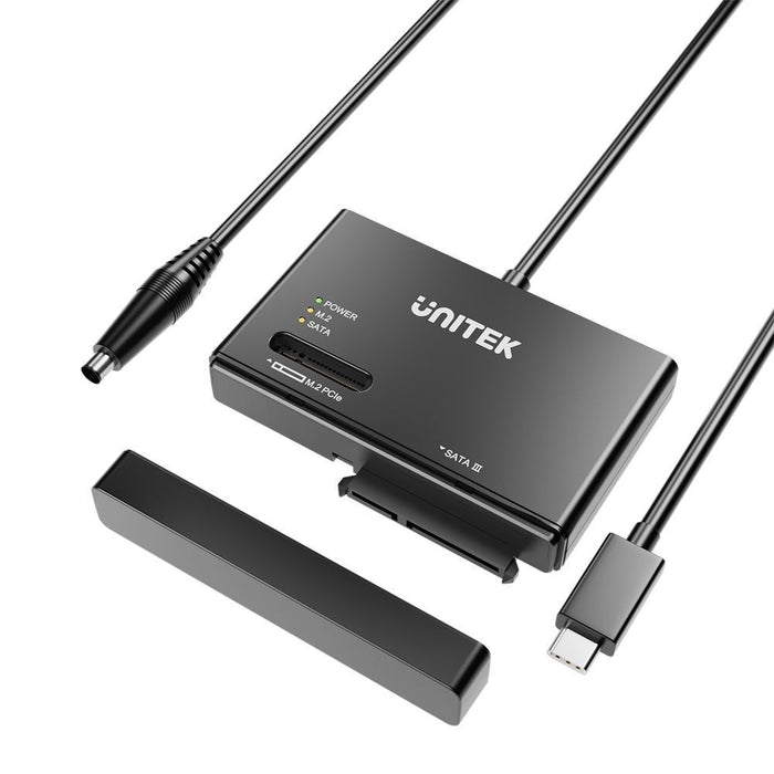 UNITEK NVMe M.2 SSD Enclosure Adapter with 100cm Cable. Supports M Key In Any Si