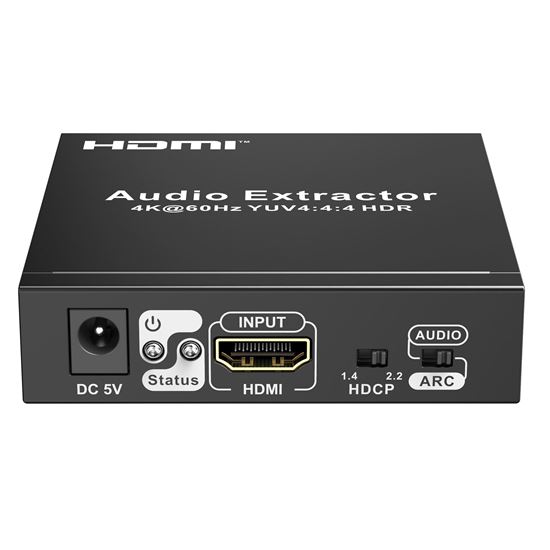 LENKENG HDMI Audio Extractor. 1x HDMI In. 1x HDMI Out. 3x Audio Out. Audio Signa