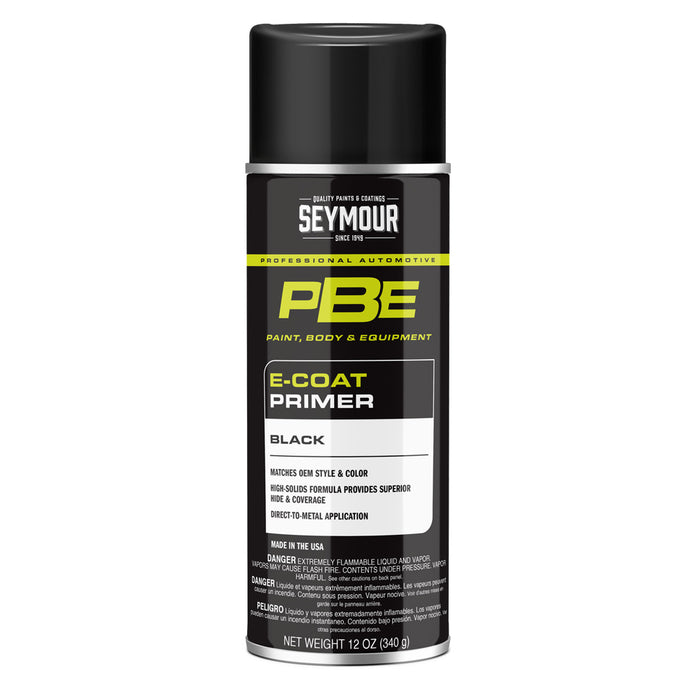 Seymour Pbe Series Aerosol E-Coat Primer Black