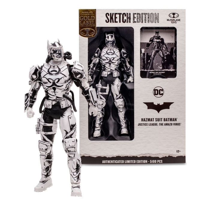 DC MULTIVERSE 7IN - HAZMAT SUIT BATMAN (LINE ART)(GOLD LABEL)