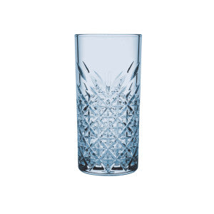 Pasabahce Glass Timeless Highball Blue 450ml - Set 4