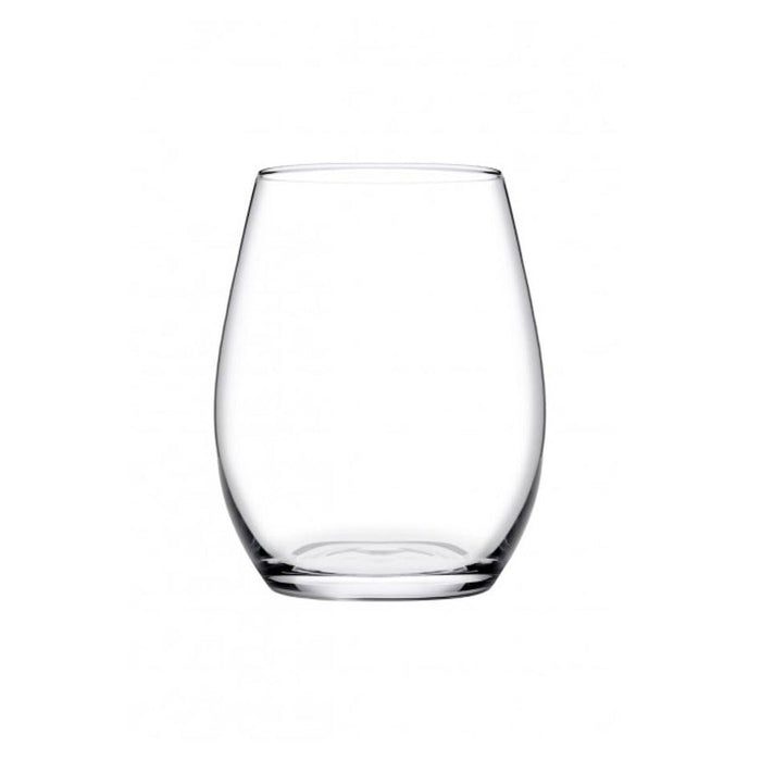 Pasabahce Glass Amber Stemless Wine Glass 350ml Set 6