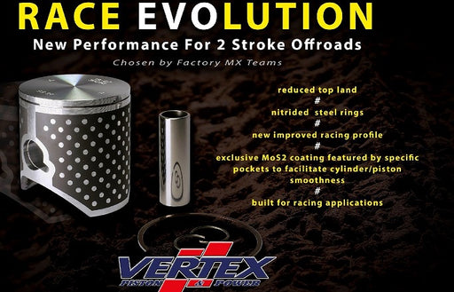 PISTON KIT VERTEX RACE EVOLUTION YAMAHA YZ125 05-21 53.95