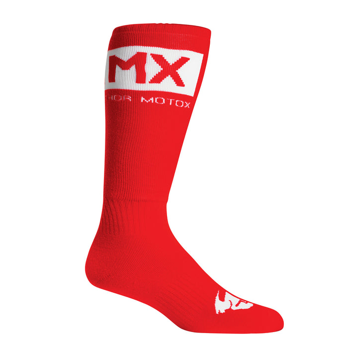 THOR MX SOCKS S22 RED/WHITE SIZE 6-9