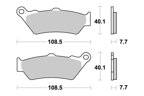 BRAKE PADS FRONT MOTO MASTER SINTERED FOR APRILIA BMW DUCATI HARLEY DAVIDSON HONDA HUSQVARNA KTM