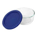 Pyrex Simply Store 2 Cup Round Container with Blue Lid