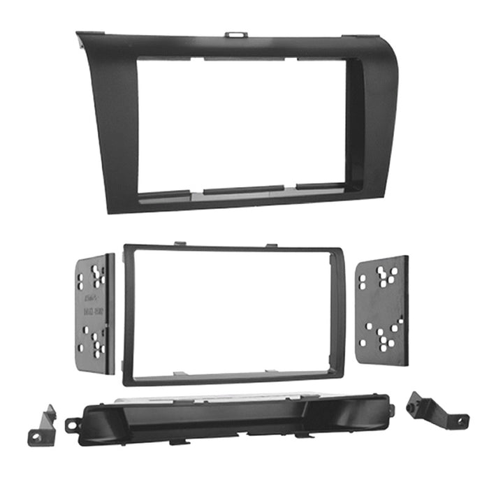 fitting kit mazda 3 axela 2004 - 2009 double din (black)