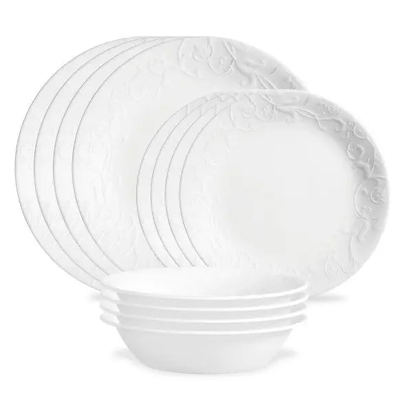 Corelle Bella Faenza Vitrelle 12pc Plate Bowl Set