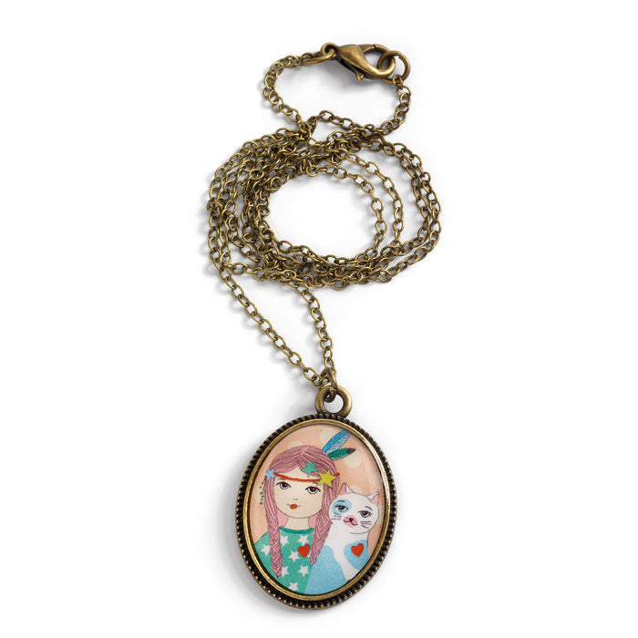 Djeco Lovely Sweet Medaille Lucille Necklace