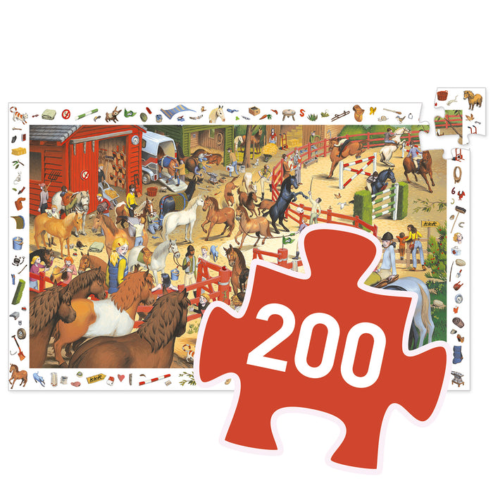 Puzzle Horse riding 200 pcs puzzle