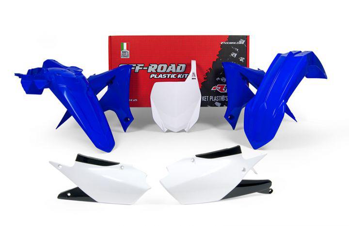 PLASTIC KIT RTECH FRONT &amp; REAR FENDERS SIDEPANELS &amp; RADIATOR SHROUDS UPPER LOWER FRONT NUMBER