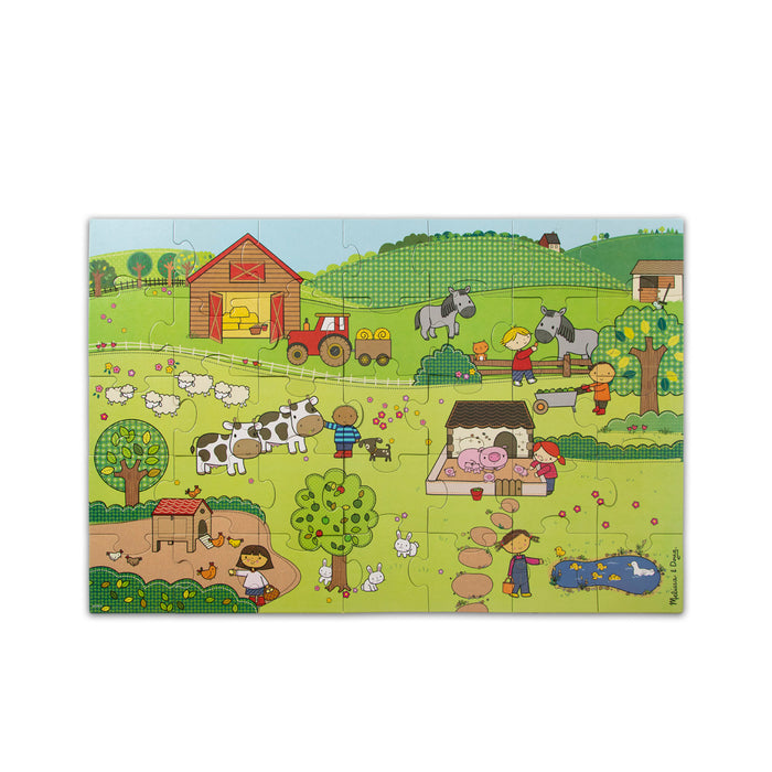 Giant Floor Puzzle - On The Farm - 35 Pc