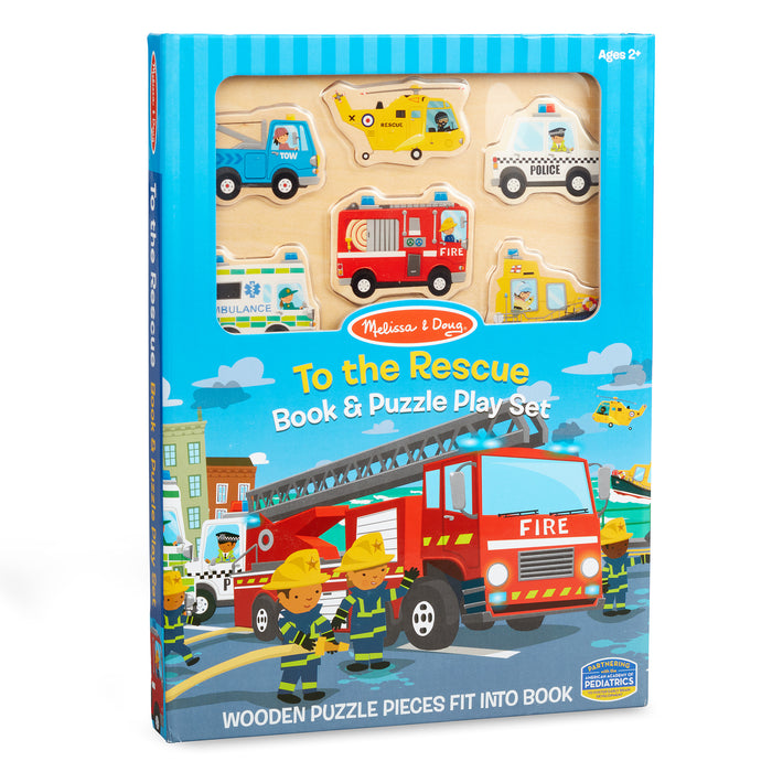 Book & Puzzle Play Set: To the Rescue