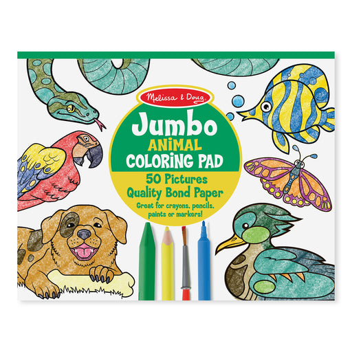 Jumbo Coloring Pad - Animal