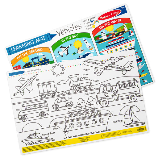 Vehicles Learning Mat (Bundle of 6)