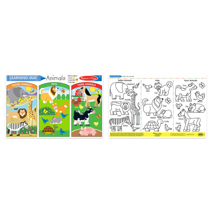 Animals Learning Mat (Bundle of 6)