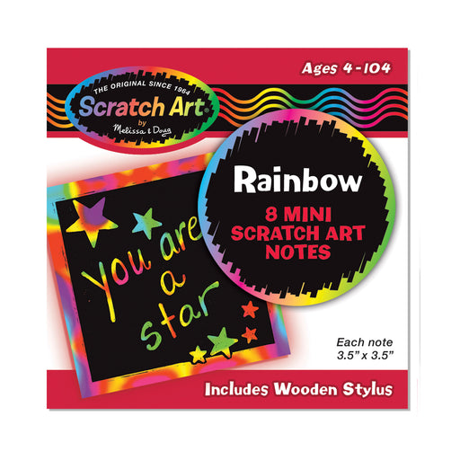 Rainbow Mini Scratch Art Notes (in Display)