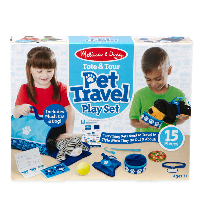 Tote & Tour Pet Travel Play Set