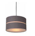 Orbit Frea Drum Pendant Shade Grey