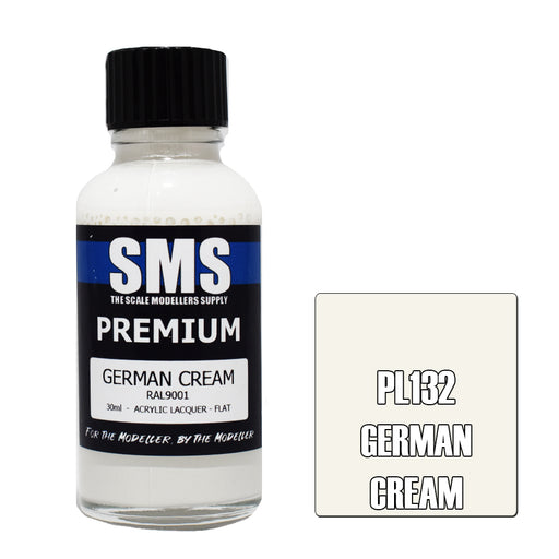 Air Brush Paint 30Ml Premium German Cream Acrylic Lacquer Scale Modellers Suppl