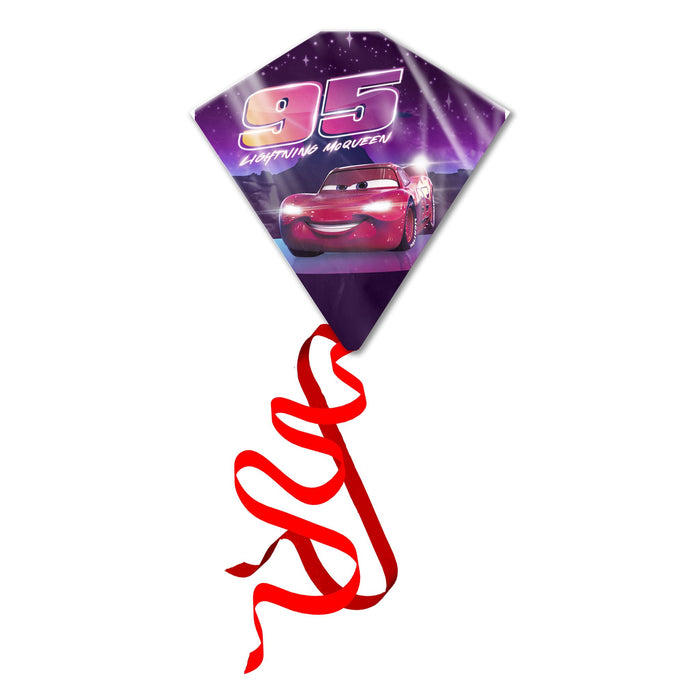 DISNEY CARS PLASTIC DIAMOND KITE - READY TO FLY-PP BAG