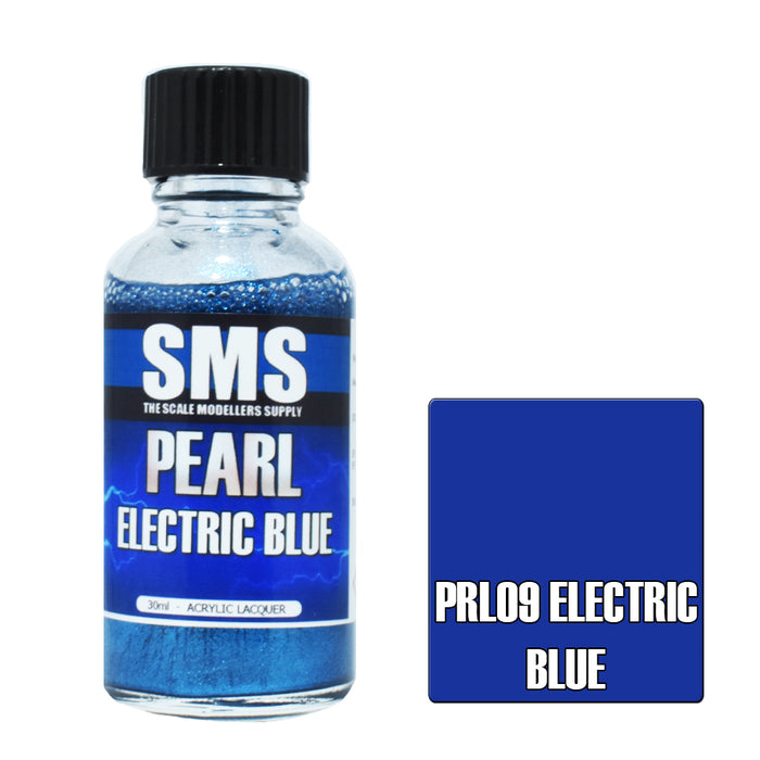 Air Brush paint 30ML PEARL ELECTRIC BLUE  ACRYLIC lacquer SCALE MODELLERS SUPPLY