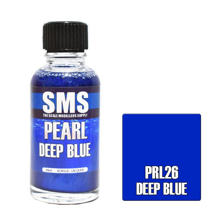 Air Brush paint 30ML PEARL DEEP BLUE  ACRYLIC lacquer SCALE MODELLERS SUPPLY