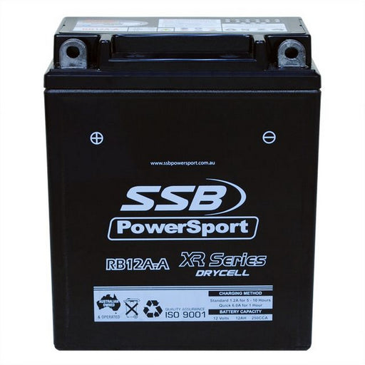 Motorcycle motorbike battery (YB12A-A) AGM 12V 12AH 250CCA BY SSB