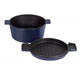 Stanley Rogers Cast Iron French Oven Mid Blue 24cm