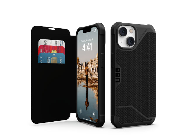 UAG Metropolis - Case iPhone 14 - Kevlar Black