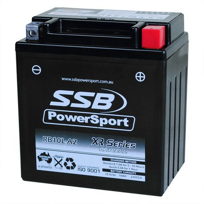 Motorcycle motorbike battery (YB10L-A2) AGM 12V 10AH 235CCA BY SSB