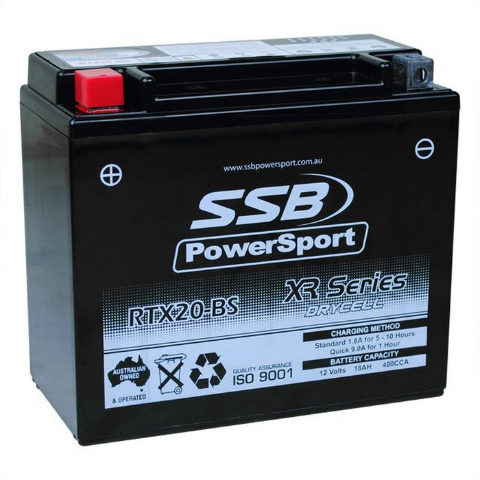 Motorcycle motorbike battery (YTX20-BS) AGM 12V 18AH 400CCA BY  SSB