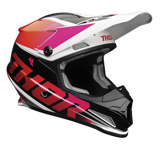 HELMET S21 & S22 THOR MX SECTOR FADER ORANGE MAGENTA MEDIUM