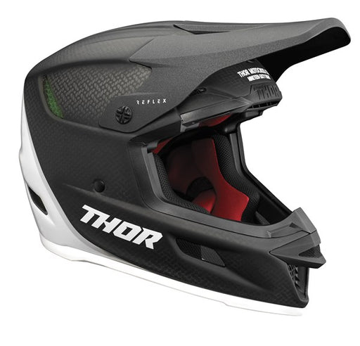 HELMET THOR MX S21 & S22 REFLEX CARBON POLAR BLACK/WHITE MEDIUM